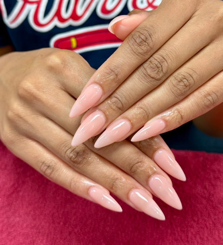 A finished nail set from Unique Nails Salon in Jacksonville